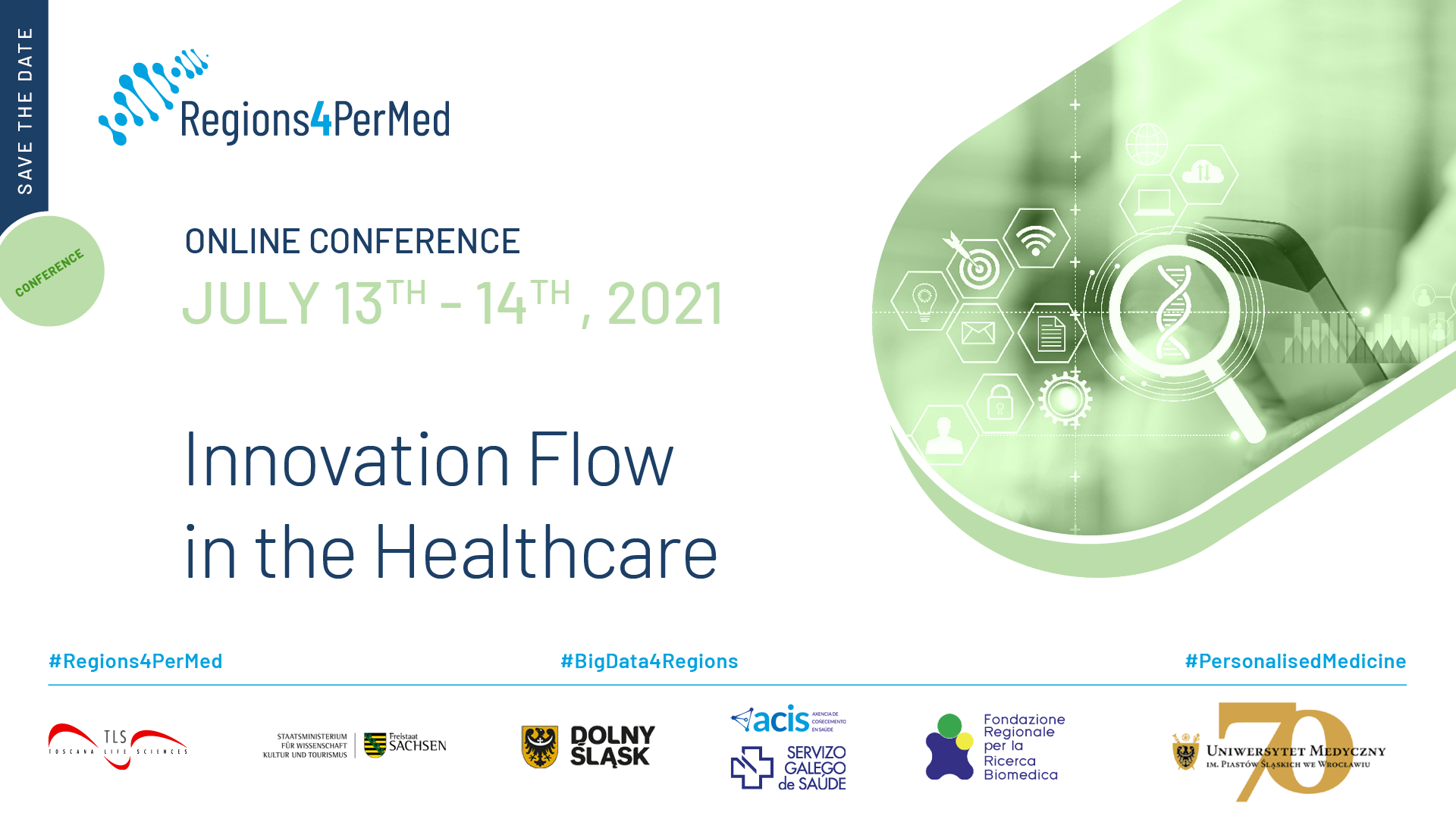 Visor Conferencia Innovation Flow in the Healthcare - 13 y 14 julio