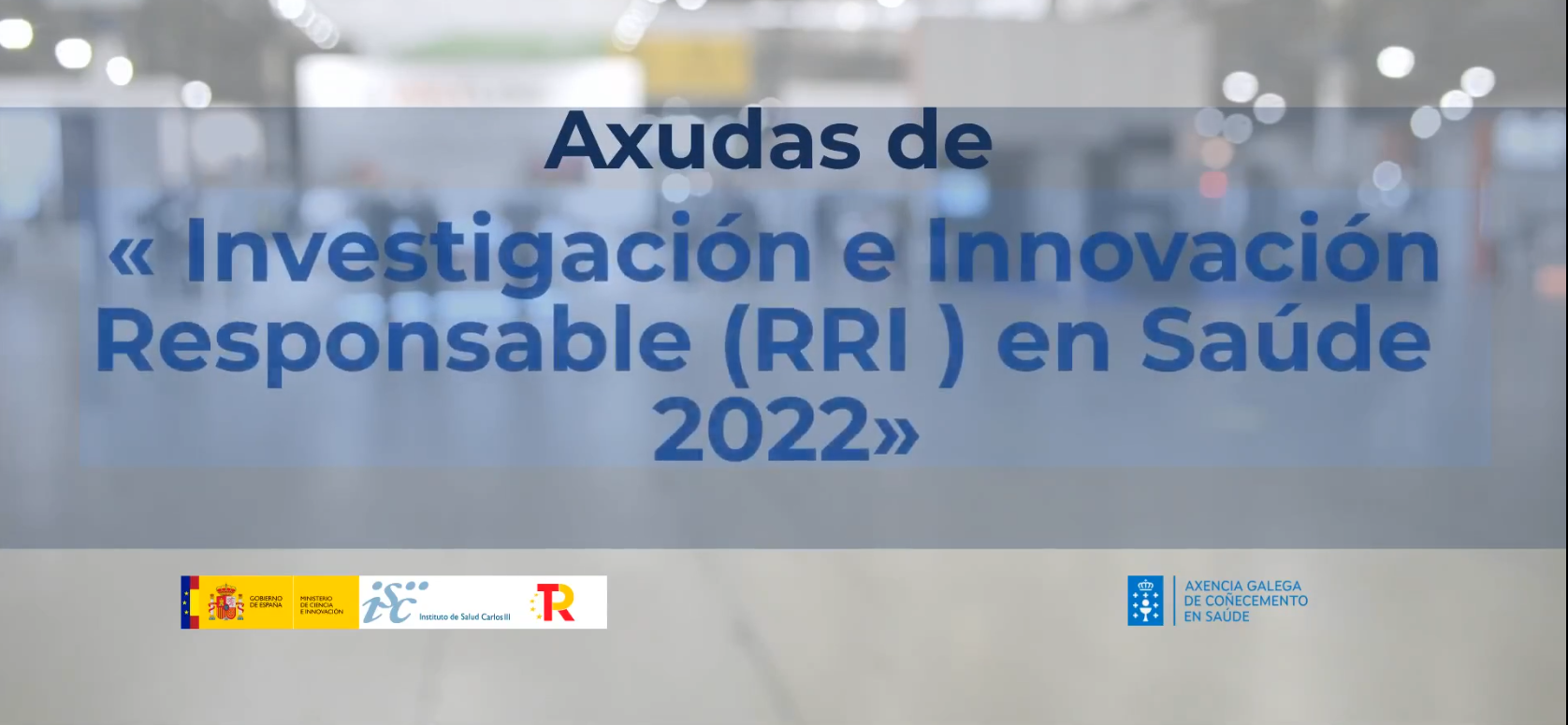 Visor  Investigación e Innovación Responsable en Saúde 2022 (RRI)