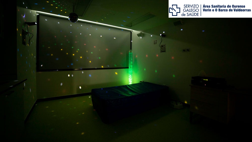 Visor Sala de estimulación multisensorial - Living Lab de Ourense