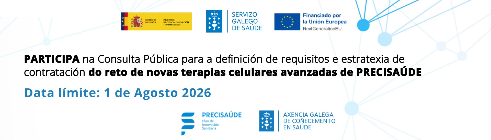 Visor Participa en la Consulta Pública del reto de terapias avanzadas